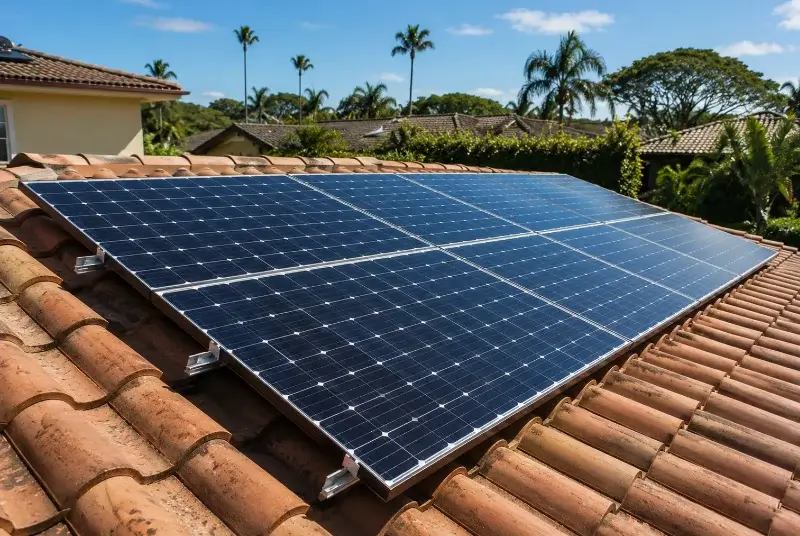 Installation de panneaux solaires à Ercé-en-Lamée